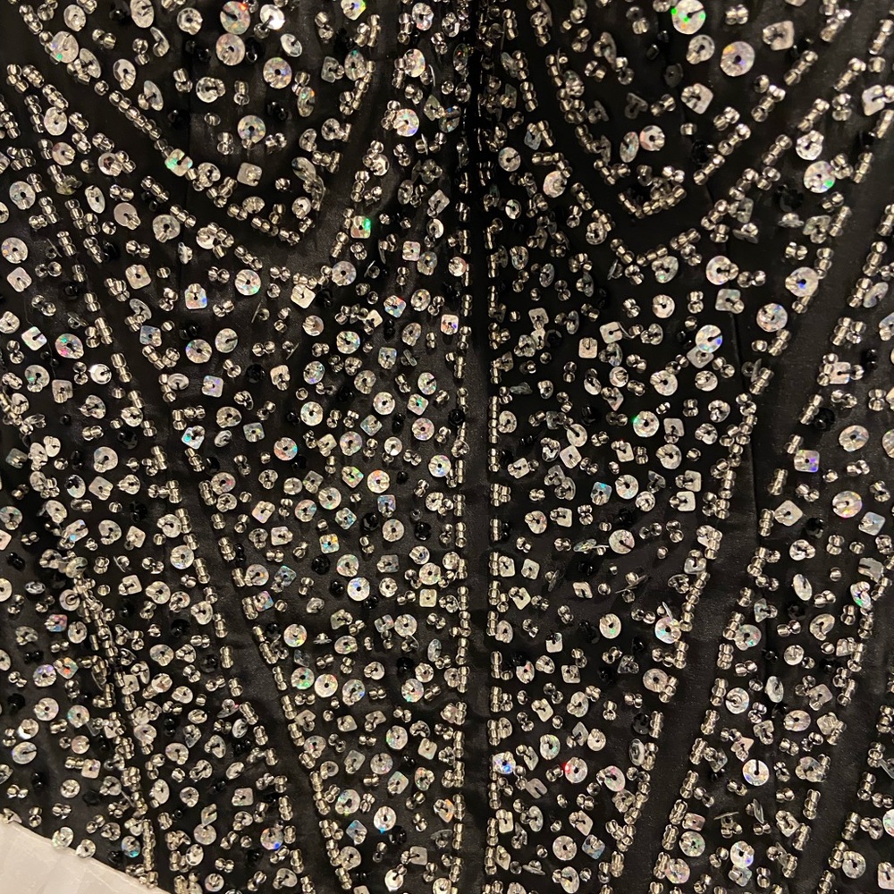 Vintage Beaded/Sequin Strapless Party Dress - Picture 14 of 14